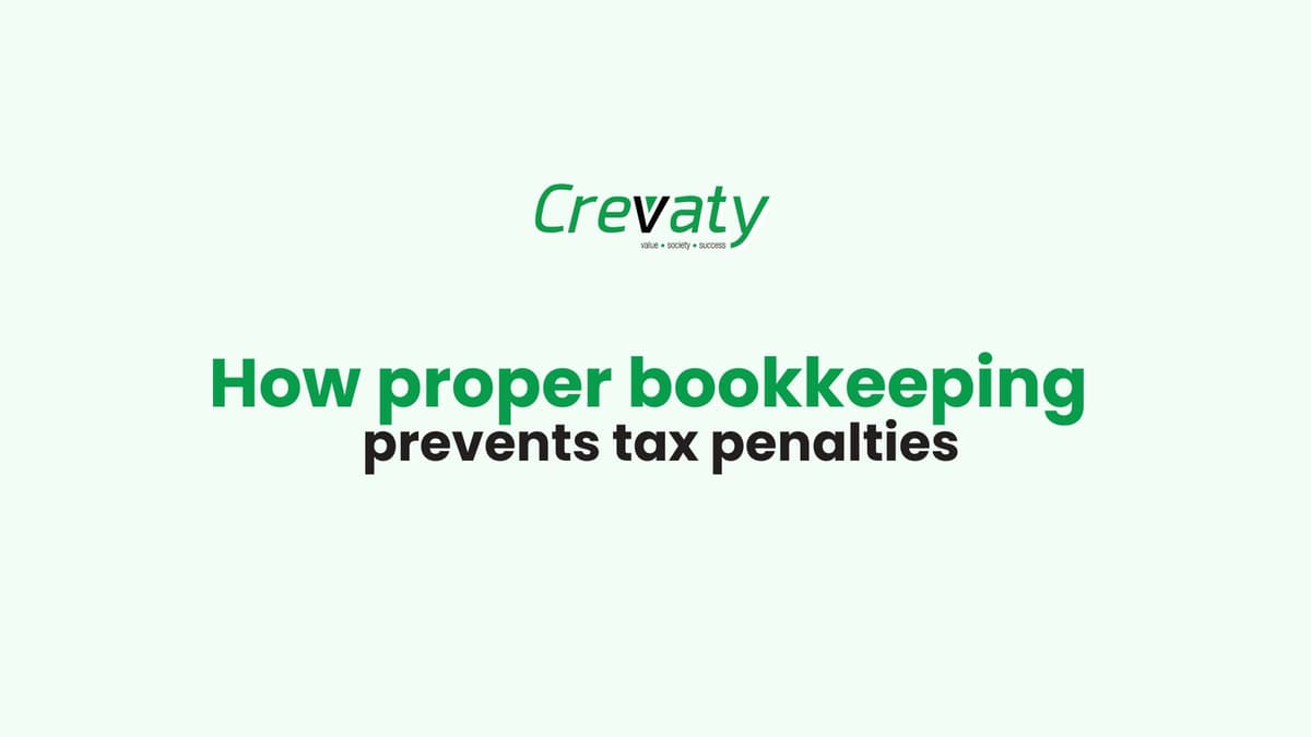 How proper bookkeeping prevents tax penalties