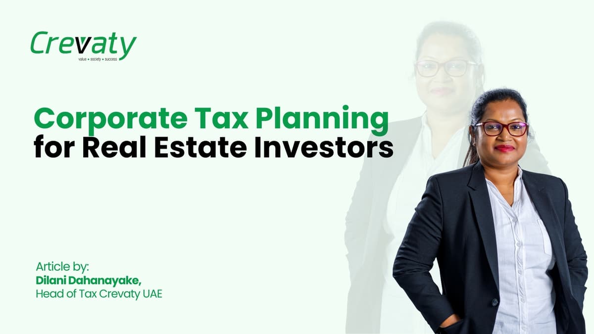 Corporate Tax Planning  for Real Estate Investors